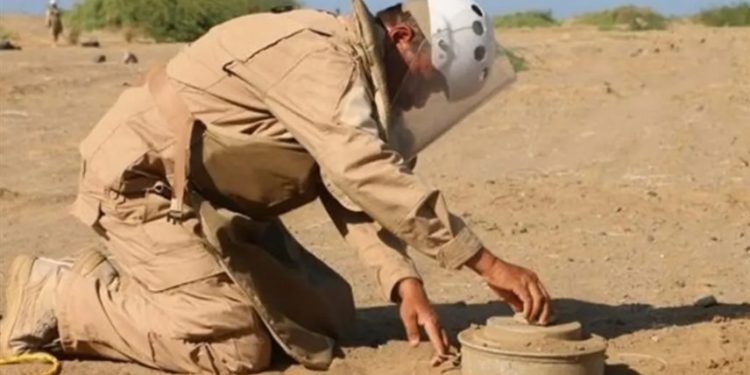 مسام السعودي يعلن نزع 484 ألف لغم وعبوة وذخيرة باليمن منذ 2018