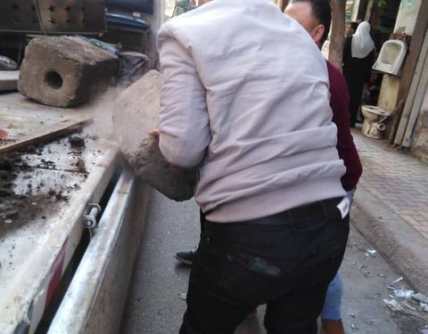 إزالة 168 حالة إشغال طريق ثابت ومتحرك في دمنهور