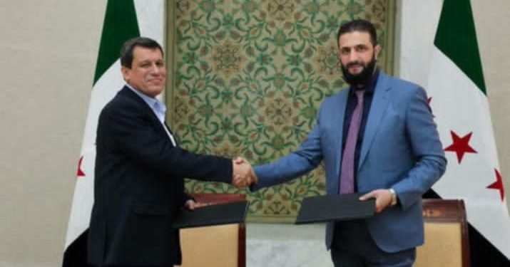 ننشر نص اتفاق اندماج قوات سوريا الديمقراطية ضمن مؤسسات الدولة السورية