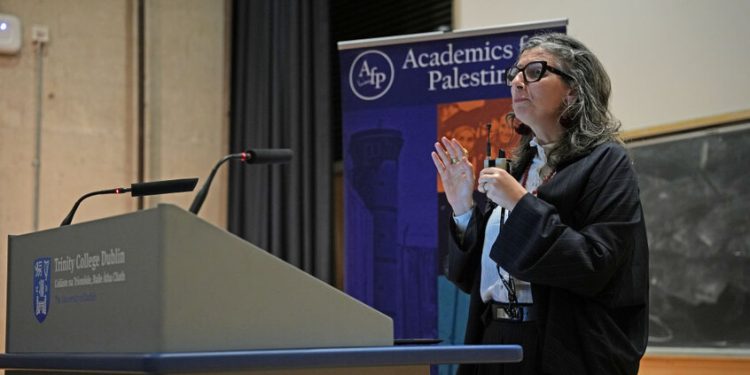 بعثت البعثة الأمريكية لدى الأمم المتحدة رسالة إلى الأمين العام للأمم المتحدة أنطونيو غوتيريش، أعلنت فيها معارضتها لتجديد دور فرانشيسكا ألبانيز كمقررة خاصة للأمم المتحدة