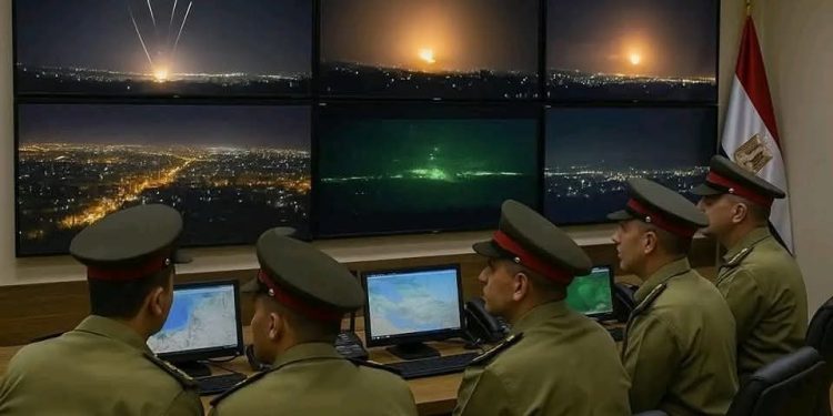 مصر قاعدة بهدوء… بتتفرج، بتراقب، وبتدرس منظومة الدفاع الإسرائيلية في بث حي ومجاني!  القبة الحديدية؟